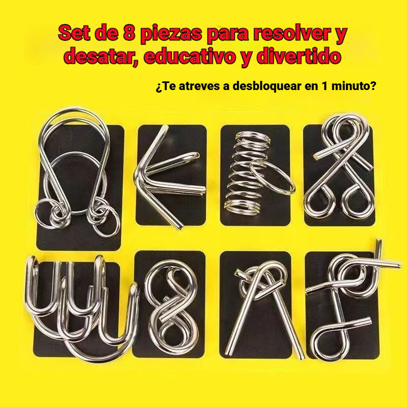 【Compre 1 juegos y obtenga 2 juegos gratis】Juguetes educativos para niños, hebilla de inteligencia