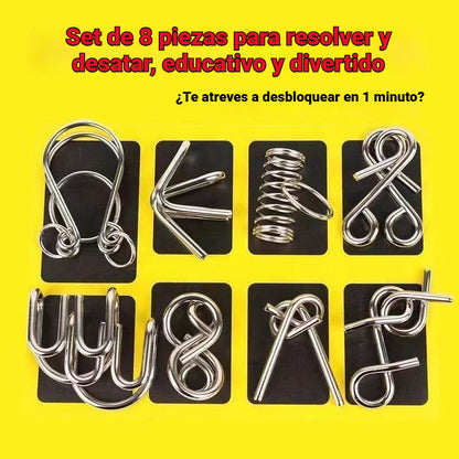 【Compre 1 juegos y obtenga 2 juegos gratis】Juguetes educativos para niños, hebilla de inteligencia