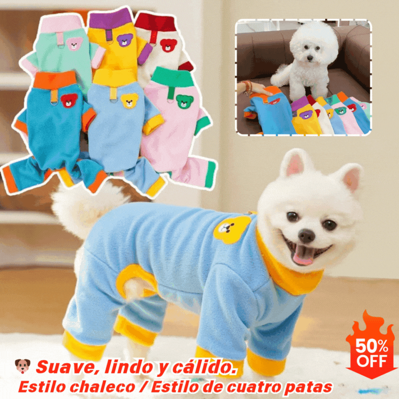 🐶 Chaquetas suaves, lindas y cálidas para perros y gatos, disponibles en dos estilos.