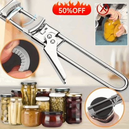 ⏰⏰¡Oferta por tiempo limitado!🔥🥫Abridor de botellas multifuncional de acero inoxidable