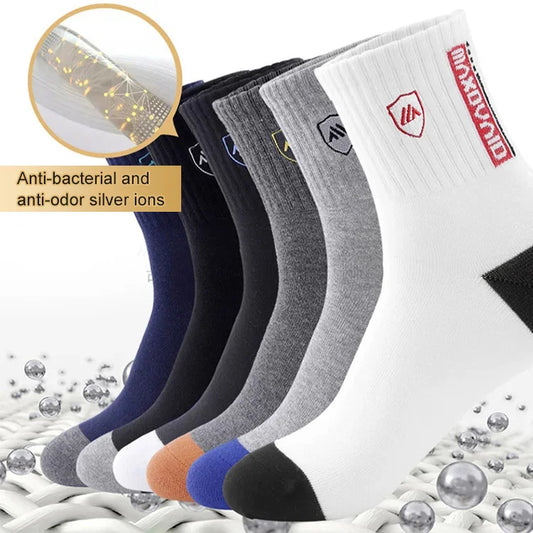 Compra 10 y llévate 10 gratis【20 pares】Calcetines deportivos transpirables, antiolores y absorbentes del sudor para hombre