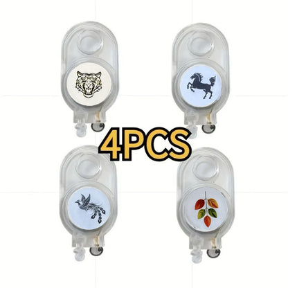 🐓🐦🔥【1 juego de 4 piezas】Trampa de resorte para exteriores, trampa de bloqueo automático de alta sensibilidad