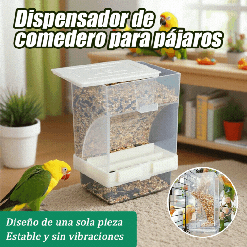 🔥Comedero automático para pájaros sin derrames