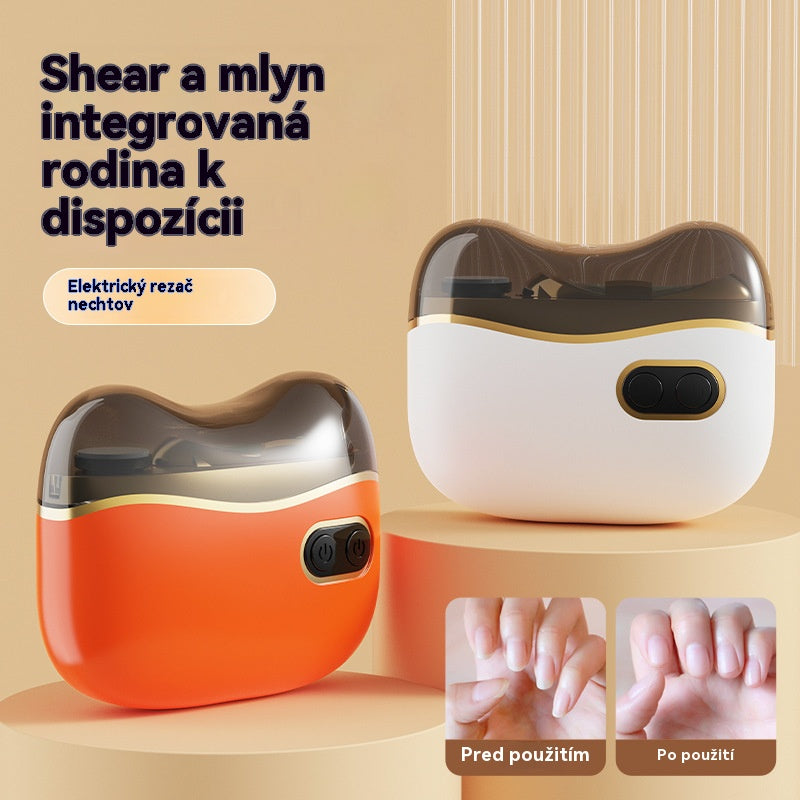 ⏰⏰Oferta por tiempo limitado:💅🔥 Lima de uñas eléctrica multifuncional, cortauñas eléctrico con protección antipellizcos