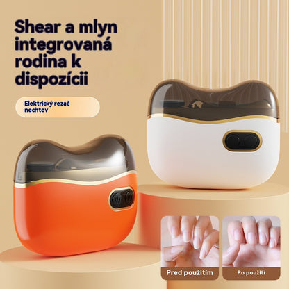 ⏰⏰Oferta por tiempo limitado:💅🔥 Lima de uñas eléctrica multifuncional, cortauñas eléctrico con protección antipellizcos