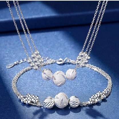 🔥【Compra 1 y llévate 1 gratis】🔥✨Collar ligero y lujoso + pulsera de cuentas de la suerte