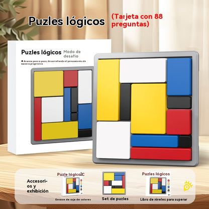 [Compra uno y llévate otro gratis] Rompecabezas educativo para niños, juguete para la primera infancia