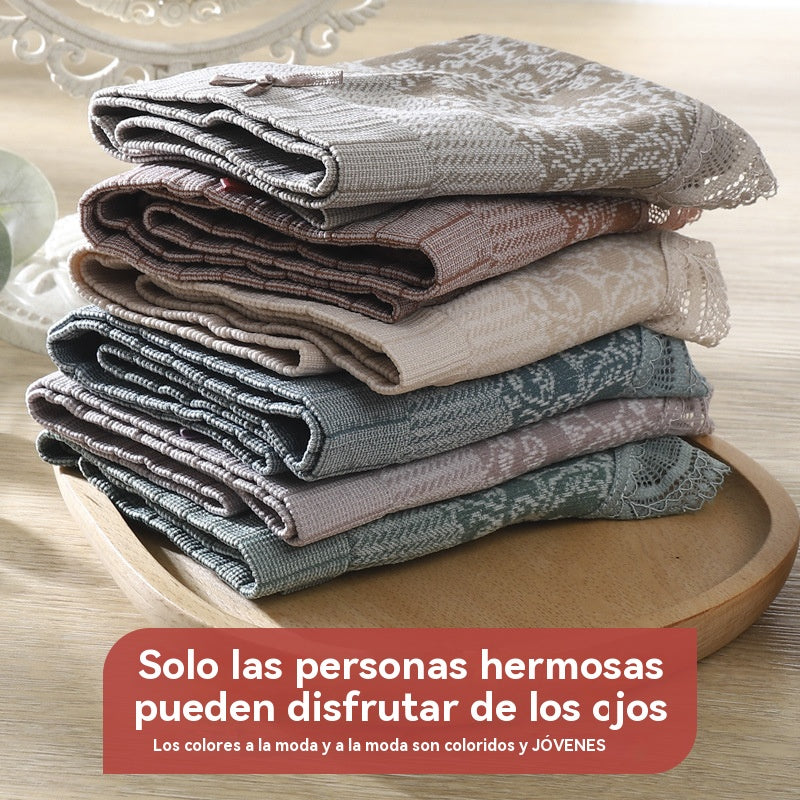 🎁✨【Últimos 3 días, compra 4 y llévate 4 gratis】Bragas de mujer de talle alto, antibacterianas y populares