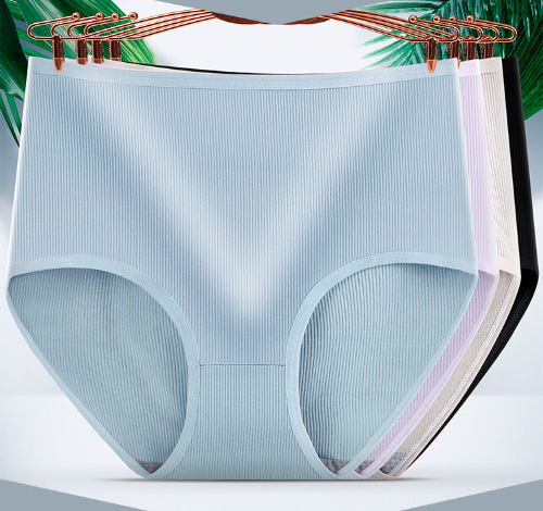 🔥【1 juego de 8 piezas】🔥 Rebajas de verano🔥Lencería higroscópica antibacteriana para mujer con cintura alta