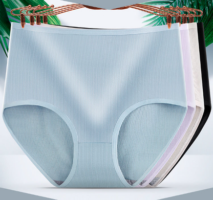 🔥【1 juego de 8 piezas】🔥 Rebajas de verano🔥Lencería higroscópica antibacteriana para mujer con cintura alta