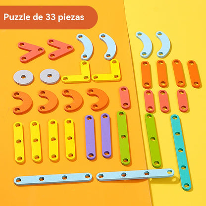 🎁Rompecabezas Montessori 🎅 ¡Idea de regalo de Navidad!